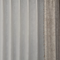 Cortina translúcida de jacquard floral con diseño de mariposas francesas, directa de fábrica, que filtra la luz y ofrece privacidad, para dormitorio o sala de estar.