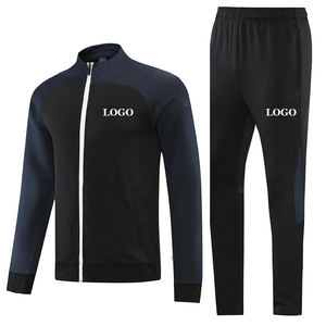 थालेंड गुणवत्ता फुटबॉल ट्रैक सूट कस्टम जर्सी प्रशिक्षण फुटबॉल सूट काले खेल सॉकर जैकेट वर्दी - Product Image 1