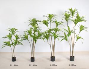 H633 Árbol Artificial de <span class=keywords><strong>Canna</strong></span> Brasileña de Alta Calidad en Material PE, de 130cm a 190cm, Planta Artificial para Decoración de Sala de Estar - Product Image 6