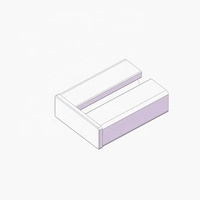 Profilé en aluminium extrudé anodisé clair OB1640A 16x40 de fabrication chinoise, profilé en aluminium LED pour porte et fenêtre # 8005