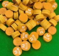 Pointes de queue de billard en cuir multicouche 6 couches, 11mm/14mm, 50 pièces/boîte, conception anti-champignon durable, directement de l'usine