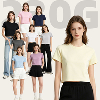 T-shirt décontracté unisexe en coton respirant 230 g/m² avec logo imprimé, coupe ample, idéal pour l'été – Commande en gros de t-shirts personnalisés