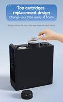 Machine à eau pure à osmose inverse RO 800G à haut débit, avec filtre à eau du robinet domestique en laiton pur, pour eau potable directe