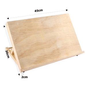 Cavalletto da tavolo di alta qualità arte pittura artigianale forniture in legno massello cavalletto con 4 angolo regolabile <span class=keywords><strong>per</strong></span> la vernice da numeri Kit - Product Image 2