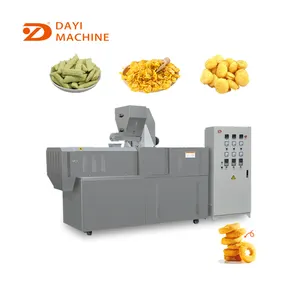 mini puffed corn rice snacks food extruder machine corn puffed chips extruder cheese ball corn puffed snacks extruder