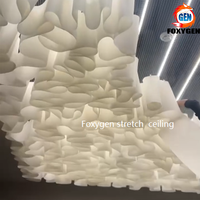 Tissu ignifuge A1 sur mesure haut de gamme pour décoration de plafond de mariage, papier texturé français pour événements spéciaux