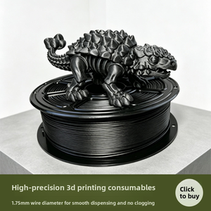 Filament d'impression 3D en fibre de carbone noire haute résistance PETG-CF 1,75 mm 1 kg Résistance à l'abrasion - Product Image 4
