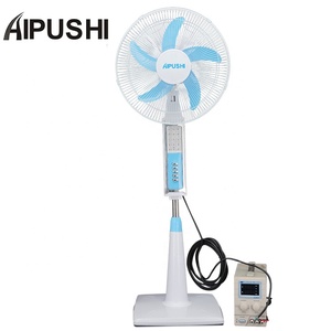 Air Appliances 16 12V USB Output Solar Rechargeable <b>Fan</b> Inside 7AH 9Ah Lithium Battery Operated <b>Stand</b> LED Light Solar Re - Product Image 2