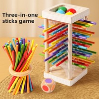 Jeu de bâtonnets pour enfants, jeu éducatif pour bébés, dés Montessori, jouet mathématique en bois pour les enfants de 4 à 6 ans, exclusivement