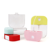 38ml 50ml Poche claire vide bouteille de parfum carte de crédit désinfectant pour les mains cosmétique vaporisateur bouteille de brouillard