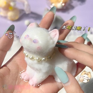 ของเล่นแมวน่ารัก นุ่มนิ่ม ทำมือ ให้ความรู้สึกนุ่มดุจน้ำ ของเล่นบีบแมว ของเล่นบีบ Taba ของเล่นบีบ TPR - Product Image 4