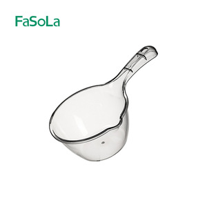Transparent Water Ladle Long Handle Thickened Large Capacity Plastic Scoop For Kitchen Fruit Vegetable Tools - Product Image 2