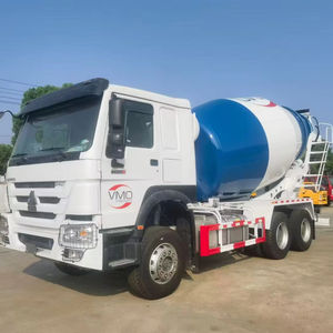 Camion malaxeur à béton Howo de 10 mètres cubes, haute performance, pour travaux de construction, cuve Q235, pièces italiennes PMP, diesel 340 ch, climatisation - Product Image 1