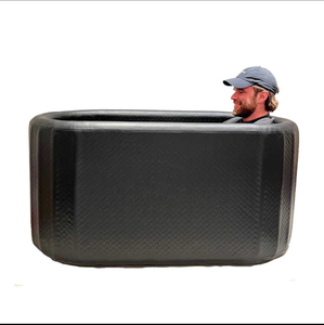 Spa gonflable portable de conception moderne pour l'extérieur, 120 jets apaisants pour <span class=keywords><strong>jacuzzi</strong></span>, capacité 1 personne avec fonction massage et <span class=keywords><strong>couverture</strong></span> - Product Image 4