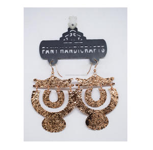 2023 marroquí chapado en oro con cuentas fiesta joyería regalos para mujeres gota larga Arco Iris cristal colorido lágrima pendientes colgantes - Product Image 4