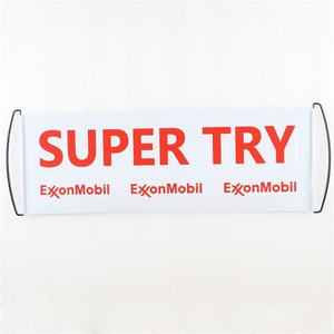 Mới quảng cáo hai mặt quảng cáo thương mại biểu tượng tùy chỉnh fan hâm mộ thể thao cổ vũ cuộn lên có thể thu vào biểu ngữ cuộn tay - Product Image 2