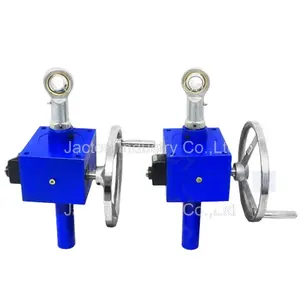 Hot Sale 25KN Worm Gear Manual Operated Screw Jack for Table Lifting or Pressing Tr 26x5