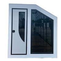 Maisons de petite taille en plastique au design vert, cabane prédestinée moderne, de haute qualité, construction rapide, multicolores, paysage de belle dimension, N45