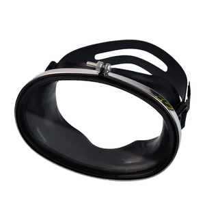 Masque de plongée encadré en verre trempé de 4,0 mm, anti-buée, pour sports nautiques, adulte, universel - Product Image 4