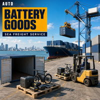 Agent d'expédition de batteries au lithium, transitaire chinois de Chine vers les États-Unis, agent logistique d'expédition maritime vers les entrepôts