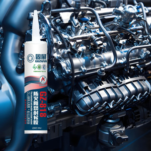 300ml nhiệt độ cao chống cháy Silicone sealant xây dựng dính trắng đen màu xám chống cháy cho chế biến gỗ - Product Image 6