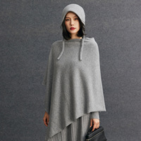 Personnalisé dames Pashmina Cape automne hiver nouveau pur cachemire Poncho de luxe mongolie cachemire laine châles enveloppement