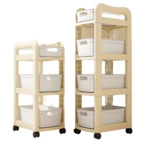 Ce <span class=keywords><strong>chariot</strong></span> de rangement à roulettes en plastique à 2 niveaux sous le bureau est une solution de rangement polyvalente conçue pour maximiser l'espace dans n'importe quelle pièce - Product Image 2