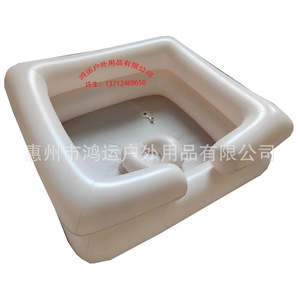 Inflatable <b>Shampoo</b> Basin 60x55x20cm PVC Portable For <b>Shampoo</b> Chair Use - Product Image 4