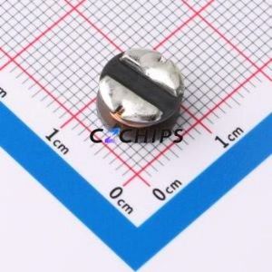 Inducteur de puissance SDR1006-221KL SMD, 9,8x9,8 mm (Inductance : 220 µH) (Précision : 10 % Courant nominal : 660 mA) - Product Image 2