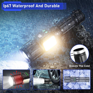 Multifunctional Car Safety Hammer EDC Flashlight <b>Rechargeable</b> <b>USB</b> LED Tactical Break Glass Buzzer Warning <b>Light</b> for Camping - Product Image 6