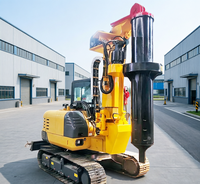 Foreuse rotative hydraulique professionnelle de 30 m avec nivellement automatique pour pilier de pont