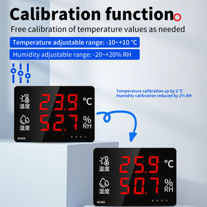 औद्योगिक तापमान और आर्द्रता मीटर डिजिटल डिटेक्शन का उपयोग ग्रीनहाउस स्विमिंग पूल बाहरी मॉनिटर - Product Image 6