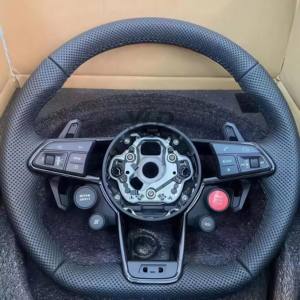 YLD VENTE FLASH Volant en Alcantara pour <span class=keywords><strong>Audi</strong></span> S6 S7 A4 A5 A6 A7 Q3 Q5 A3 S3 S8 R8 - Product Image 3