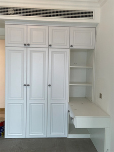Customized Modern <strong>Wardrobe</strong> Bedroom Furniture Durable Cabinet <strong>Wardrobe</strong> <strong>Set</strong> with Drawers in <strong>White</strong> - Product Image 4
