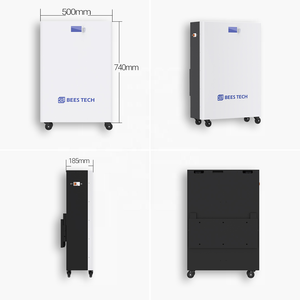 Batería de Litio Inteligente Apilable BEES TECH, Stock Europeo, 5kwh 10kwh 15kwh 16kwh, Solar 48v 15kw, DIY, Lifepo4 48v/100ah <span class=keywords><strong>Esm</strong></span>- - Product Image 3