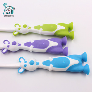 Cepillos de dientes para niños con diseño de animales de dibujos animados, cerdas suaves y coloridas, fácil agarre para niños, cepillo de dientes manual JSM-L247 - Product Image 3