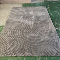 Tapis en jacquard en fausse fourrure de lapin, salon, résistant aux taches, doux, chambre à coucher, moderne, abstrait, tapis d'intérieur