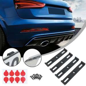 Cadre de plaque d'immatriculation invisible sans cadre en plastique ABS 2026, outils d'installation européens, lot de quatre, plaque simple - Product Image 2