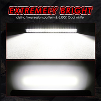 30 pouces droite double rangée 300W haute luminosité livraison gratuite usine directe en gros LED barre lumineuse pour camion