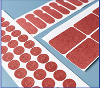 Entretoises isolantes plates rouges en papier, résistantes aux hautes températures, pour vis, boîtiers d'ordinateur, cartes mères, protection contre les surtensions