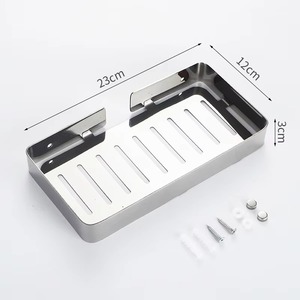 Support mural moderne en acier inoxydable 304 pour savon, panier de douche d'angle pour hôtel et maison, vente chaude - Product Image 6