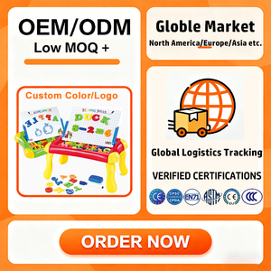 Oem ODM bán buôn trẻ mới biết đi nghệ thuật Tiếng Anh Công cụ học tập viết bảng xóa được giáo dục số lượng lớn bảng vẽ đồ chơi cho trẻ em - Product Image 6