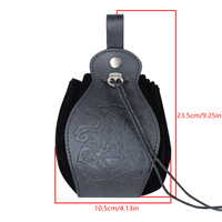 Sac de taille vintage en forme de bateau médiéval, pochette de ceinture style Viking nordique, sac de pirate, COSPLAY