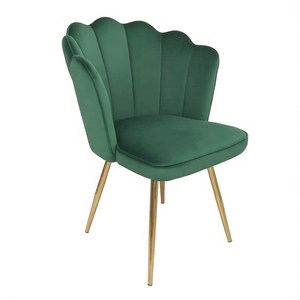 Chaises de salle à manger modernes en velours beige, mobilier de luxe pour restaurants et hôtels, chaises de salle à manger nordiques modernes avec coussin - Product Image 2