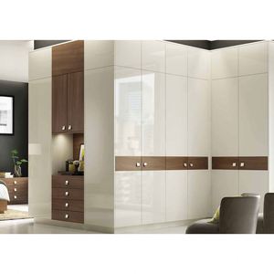 Muebles de Dormitorio Modernos, Armarios de Diseño con Acabado Brillante, Armario Estilo Shaker de Madera para Dormitorio - Product Image 4