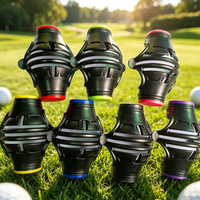 Outil d'alignement de balle de golf en plastique ABS à rotation 360 degrés, marqueur de trajectoire, accessoires de golf pour cadeau de golf