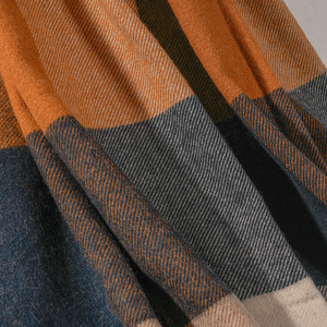 Cubierta <span class=keywords><strong>de</strong></span> <span class=keywords><strong>manta</strong></span> <span class=keywords><strong>de</strong></span> <span class=keywords><strong>lana</strong></span> 100% Jacquard <span class=keywords><strong>de</strong></span> doble cara al por mayor para una mayor calidez. <span class=keywords><strong>Manta</strong></span> <span class=keywords><strong>gruesa</strong></span> <span class=keywords><strong>de</strong></span> invierno y otoño - Product Image 2