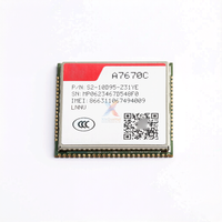 Modul LTE Cat.1 A7670C-LNNV Asli dengan Mode Ganda 2G+4G, Kecepatan Unduh 10Mbps, Kecepatan Unggah 5Mbps, Tegangan 3.4V-4.2V, Tersedia dalam Stok