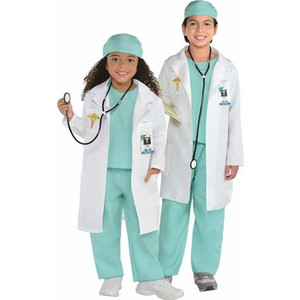 Disfraz de Médico para Niños, Bata de Laboratorio Larga Blanca de <span class=keywords><strong>Cirujano</strong></span> para Niños - Product Image 6