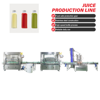 Machine de remplissage, d'étiquetage et de bouchage entièrement automatique et intelligente pour jus et liquides, machine d'étiquetage à production rapide